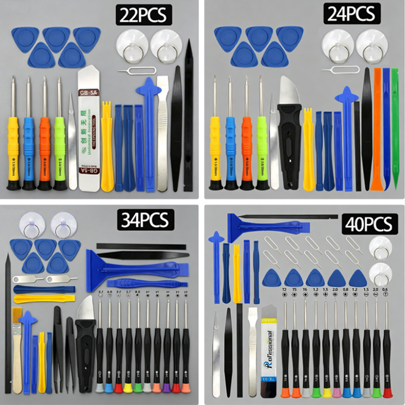 Electronics Repair Company - طقم إصلاح متعدد الوظائف 22/24/34/40 قطعة،
