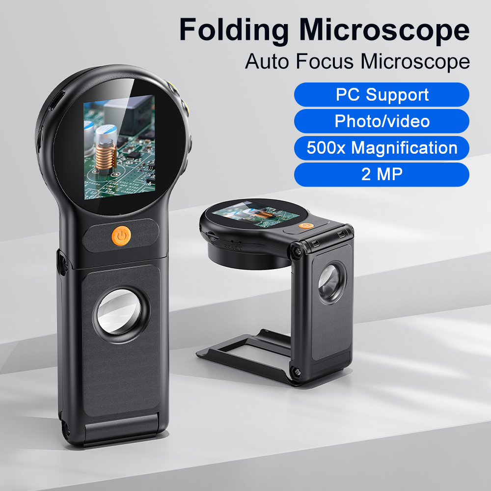 Electronics Repair Microscope - التركيز التلقائي 500X مجهر رقمي مع