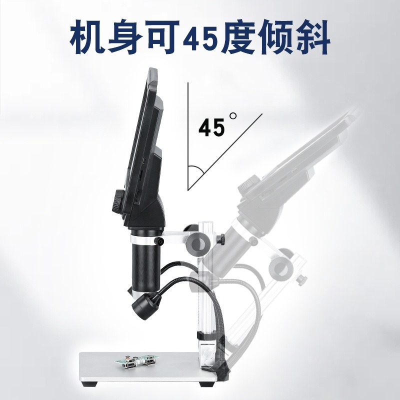 مجهر رقمي محمول بشاشة LCD بدقة - مراجعة Electronics Repair Microscope وسعره