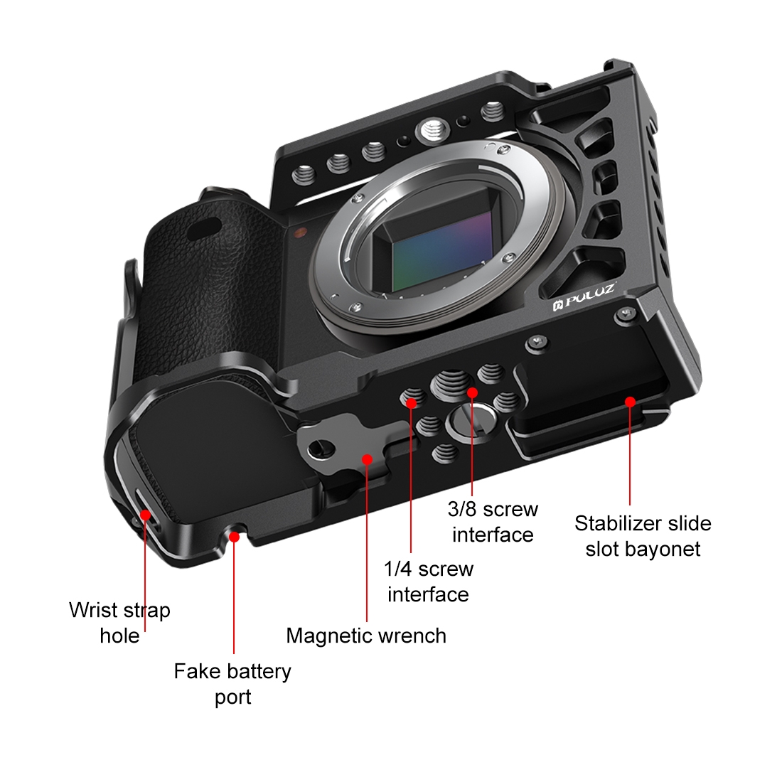 قفص تثبيت الكاميرا المعدني من  - مراجعة Sony Camera A6400 وسعره