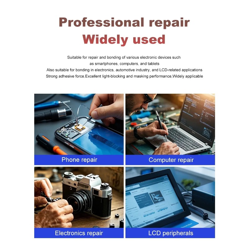 شريط لاصق ميكانيك تي3 مزدوج ال - مراجعة Electronics Repair Tape وسعره