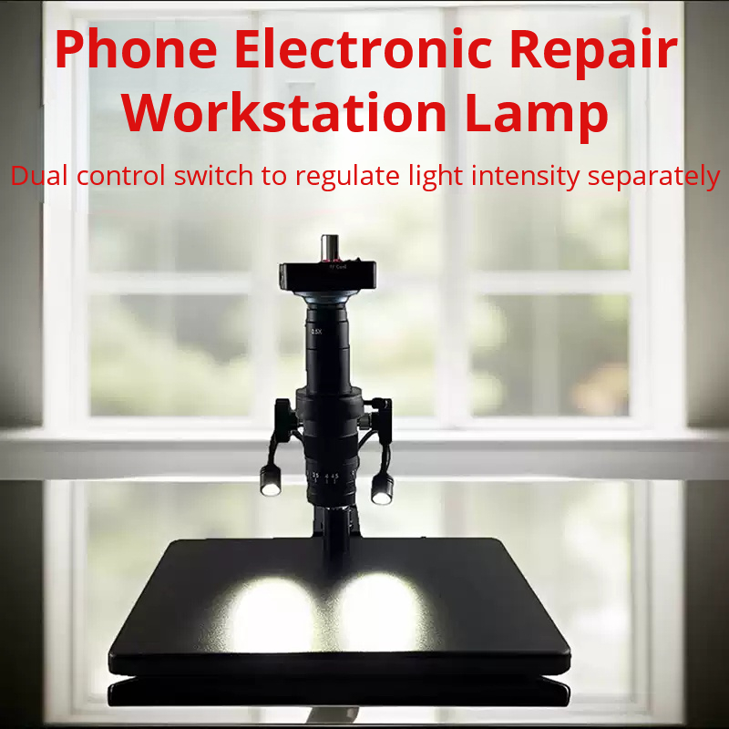 مصباح عنق الإوزة LED، مصدر إضا - مراجعة Electronics Repair Microscope وسعره