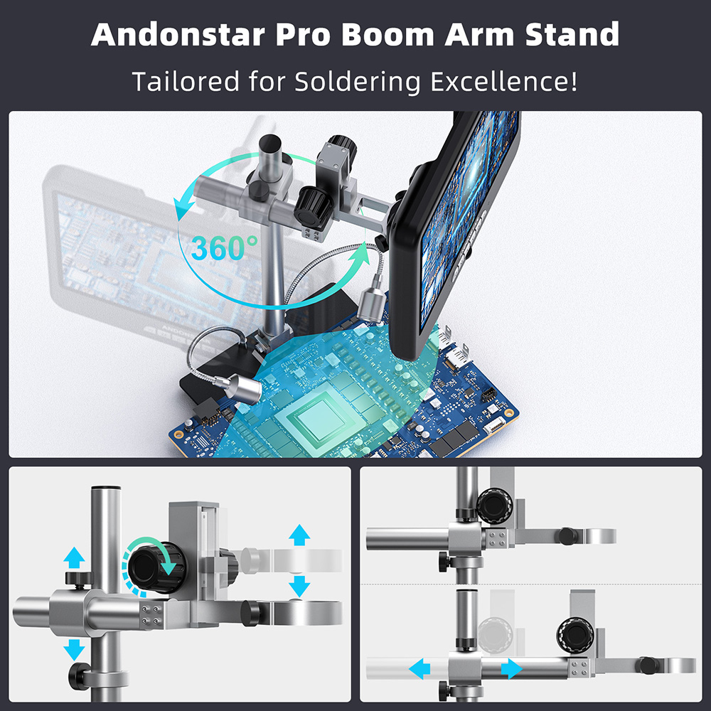 Andonstar First 4K 60FPS AD210 - مراجعة Electronics Repair Microscope وسعره