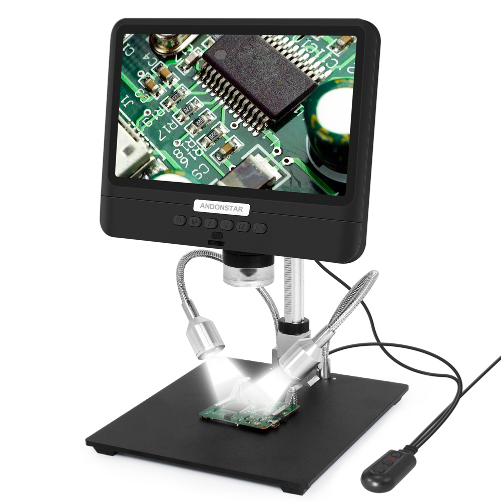 Andonstar AD208 1080P مجهر رقم - مراجعة Electronics Repair Microscope وسعره